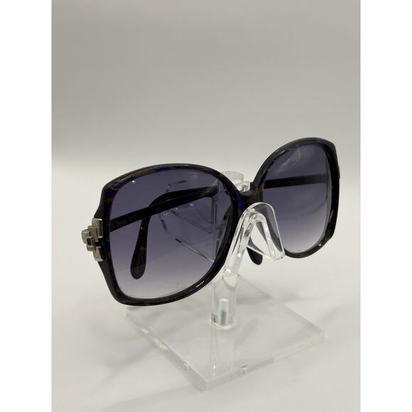BerDel 8606 Plumswirl Oversize Sunglasses Purple Gradient Italy Women